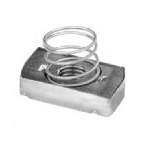 Channel Nut Short Spring Size M6,M8,M10(25PK)